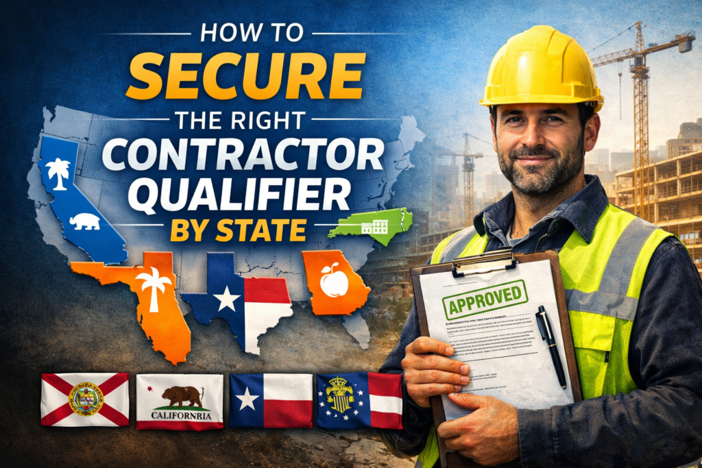 Secure the right contractor qualifier by state across Florida, California, Texas, Georgia, and North Carolina